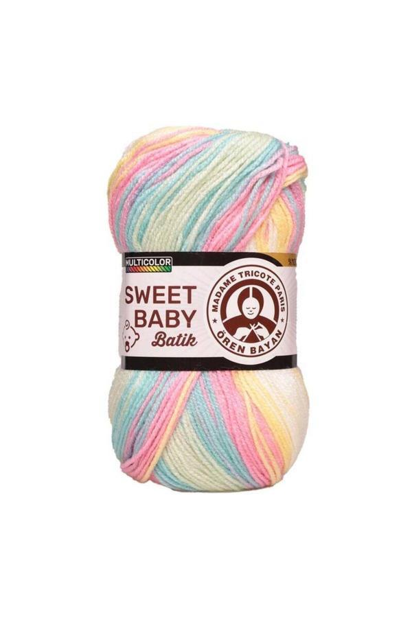 Ören Bayan Mlvx  Sweet Baby Batik El Örgü Ipi Kod/Renk: 323 Blsm - Image 1