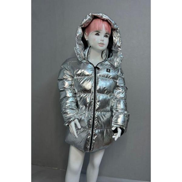 MODAVALS SU GEÇİRMEZ KAPİTONE UNISEX GARSON BOY ÇOCUK MONT - GRİ - Image 1