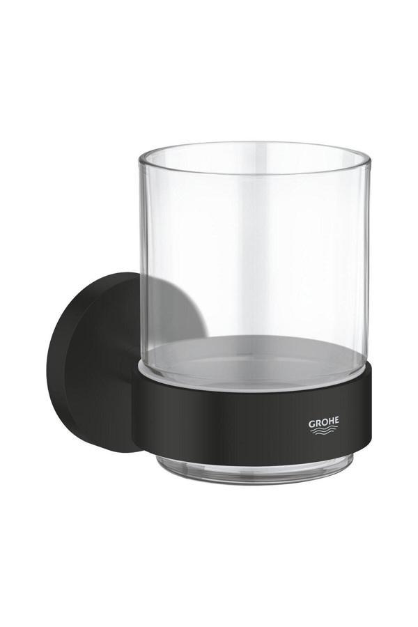Grohe Essentials Diş Fırçalık Mat Siyah - 1022562430 - Image 1
