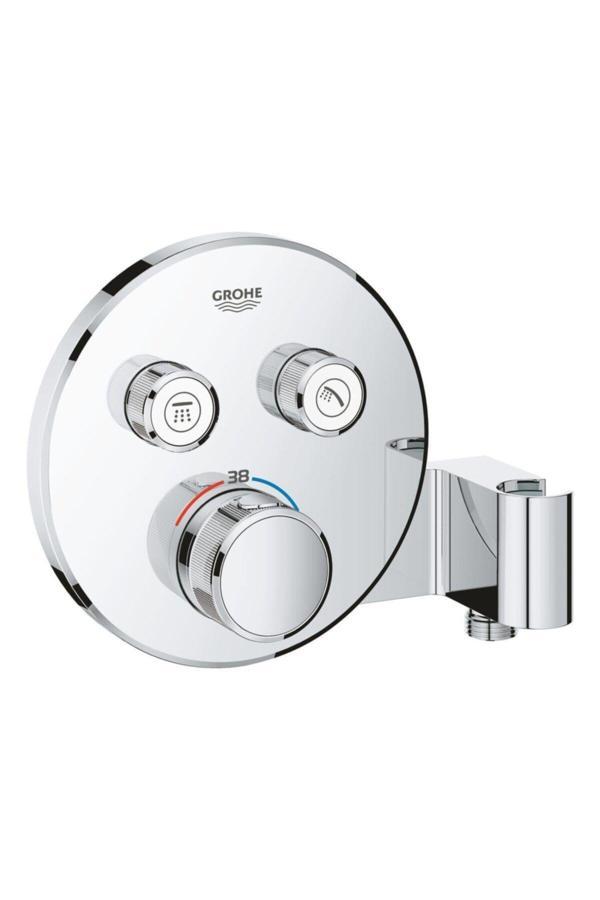 Grohe Grohtherm Smartcontrol Çift Valfli Akış Kontrollü, Ankastre Termostatik Duş Bataryası, Entegre - Image 1