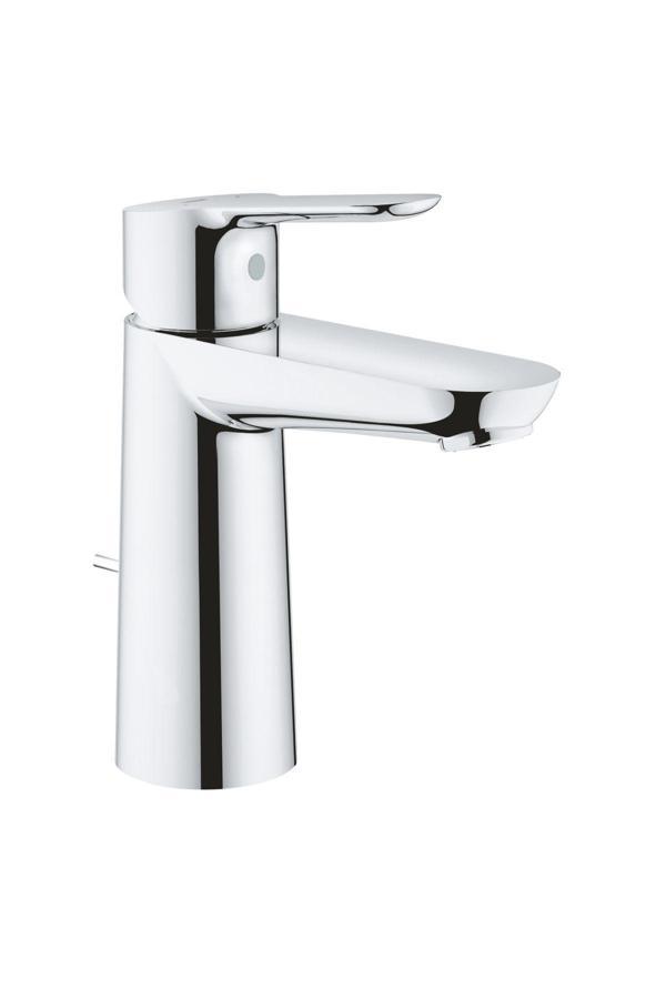 Grohe 23758000 Bau Edge Tek Kumandalı, Sifon Kumandalı Lavabo Bataryası, M-Boyut, Krom - Image 1