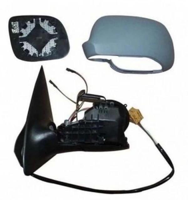 Fabia Elektrikli Ayna 2006-2007 Astarlı Kör Noktalı Büyük Tip Kare Soket Sol Oem No:6Y1857501Bq - Image 1