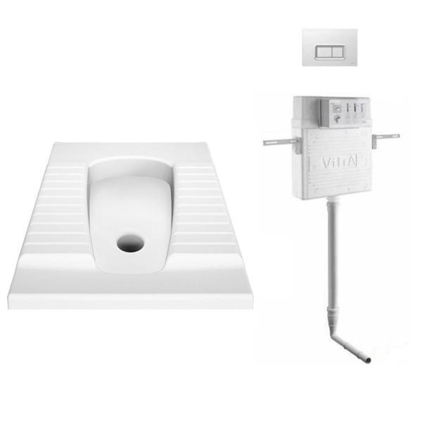 VitrA Arkıtekt Hela Taşı + Gömme Rezervuar +Buton Set - Image 1