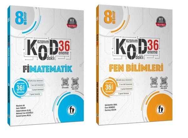 Fi Yayınları 8. Sınıf LGS KOD Matematik ve Fen Konu Denemeleri - Özgün Bilim Yayınları - Image 1