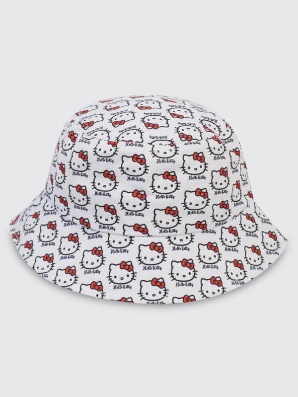 Hello Kitty 2-5 Yaş Çocuk Kız Maksi Şapka - BeyazStandart - Image 1