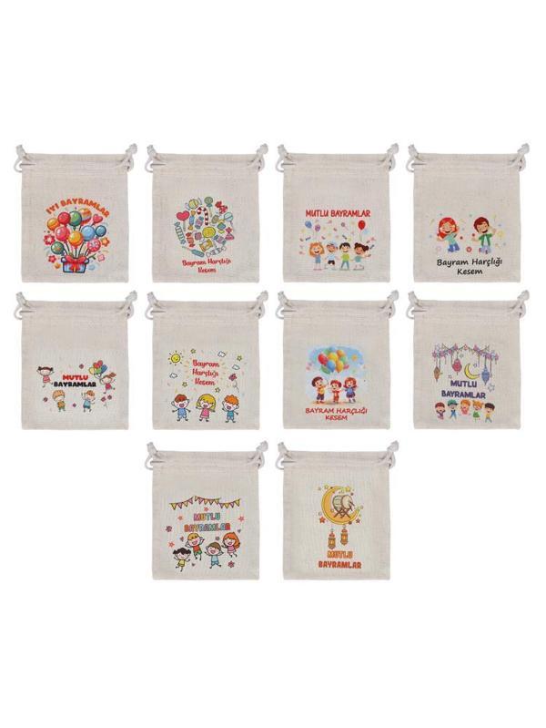 Bagg Bayram Harçlığı Kesesi 10 Adet - StandartStandart - Image 1