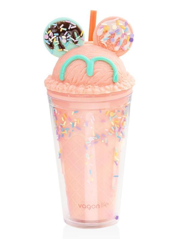 Vagonlife Kulaklı Pipetli Matara 450 ml  - TuruncuStandart - Image 1