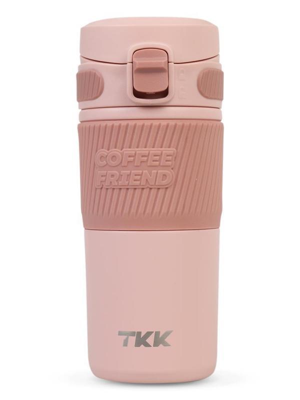 Vagonlife TKK Çelik Termos 450 ml - PembeStandart - Image 1