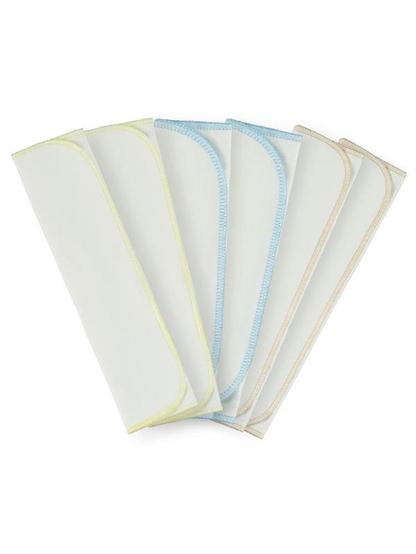 Minidamla Bebek 6'lı Ağız Mendili 28x28 Cm - MaviStandart - Image 1