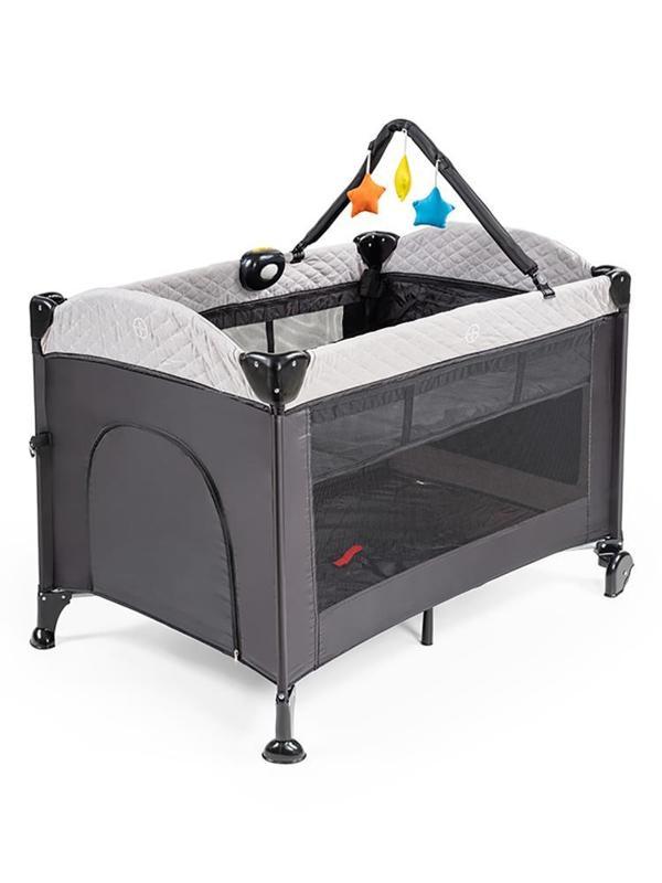 Baby2Go Hound Anne Yanı Oyun Parkı 60x120 cm  - GriStandart - Image 1