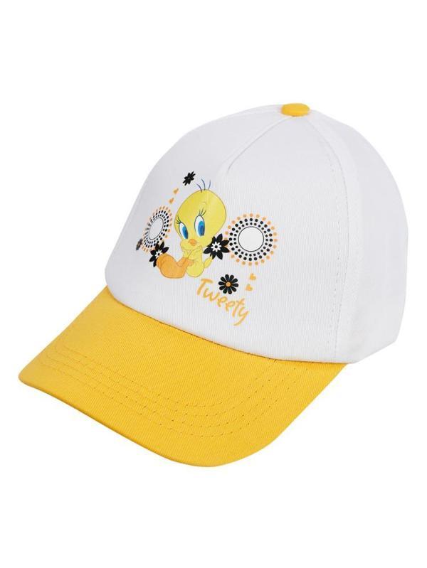 Tweety 6-9 Yaş Kız Kep Şapka - BeyazStandart - Image 1