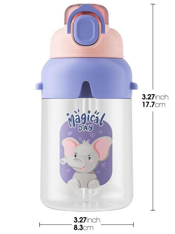 Vagonlife Policarbon Pipetli Matara Suluk 650 ml  - PembeStandart - Image 1