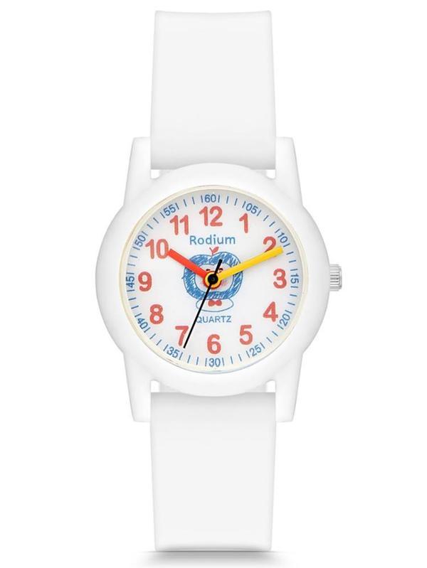 Rodium Analog Su Geçirmez Kol Saati - BeyazStandart - Image 1
