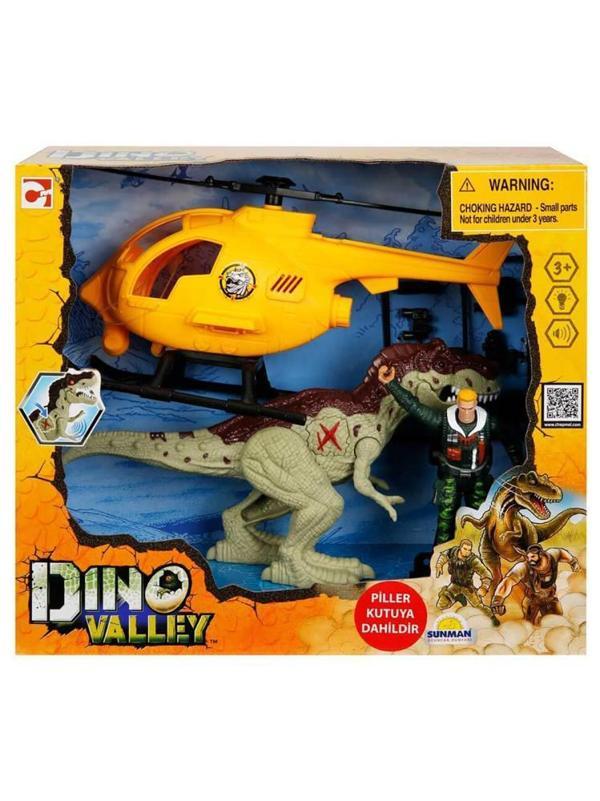 Sesli ve Işıklı Dino Valley Helikopter Oyun Seti - StandartStandart - Image 1