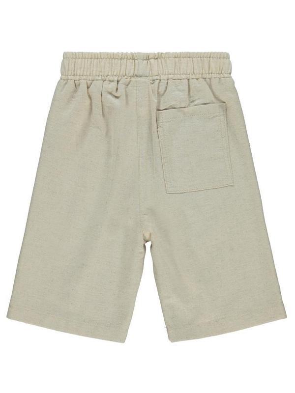 Civil Boys Süs Bağcıklı Beli Lastikli 6-9 Yaş Kapri - Bej9-10 Yaş - Image 1