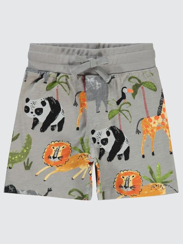 Civil Boys Karalama Hayvanlar Empirme 2-5 Yaş Kapri - Gri2-3 Yaş - Image 1