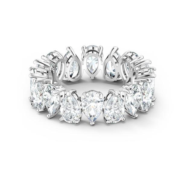 5572826 Swarovski Yüzük Vıttore-Rıng Pear Czwh-Rhs 60 - Image 1