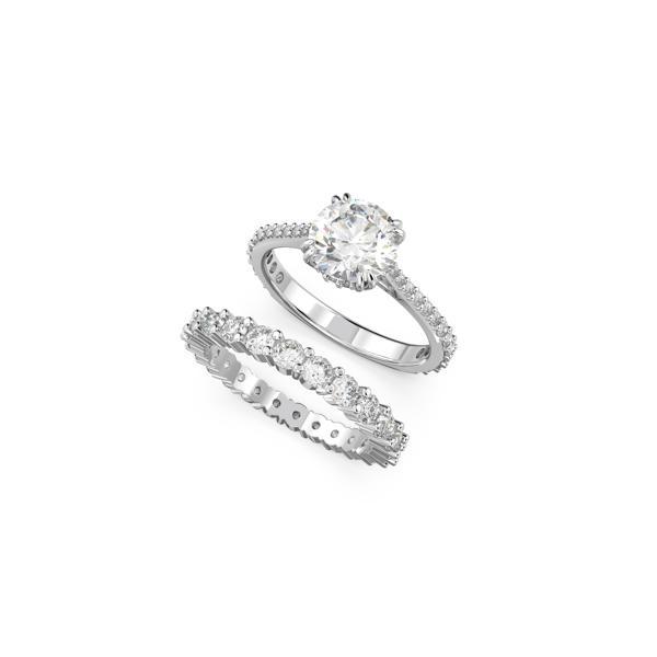 5649214 Swarovski Yüzük Constella:Set Rıngs Whı/Rhs 60 - Image 1