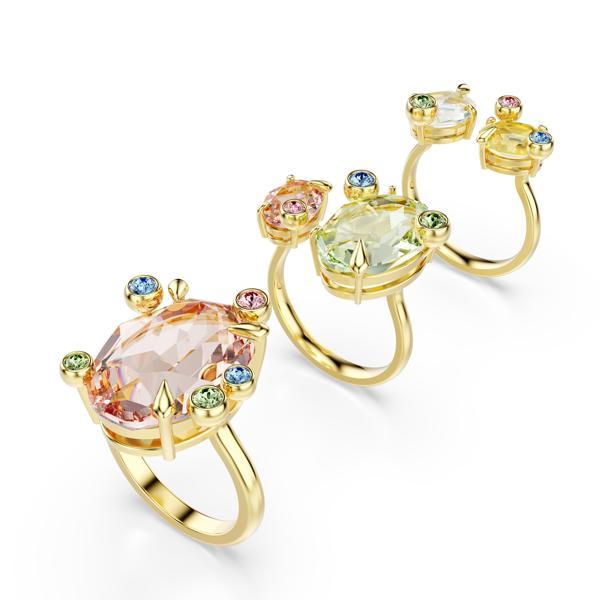 5705813 Swarovski Yüzük Gema:Rıng Set Of 3 Mul/Gos 52 - Image 1