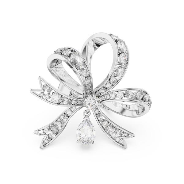 5647725 Swarovski Yüzük Volta:Ring L Bow Whi/Rhs 58 - Image 1