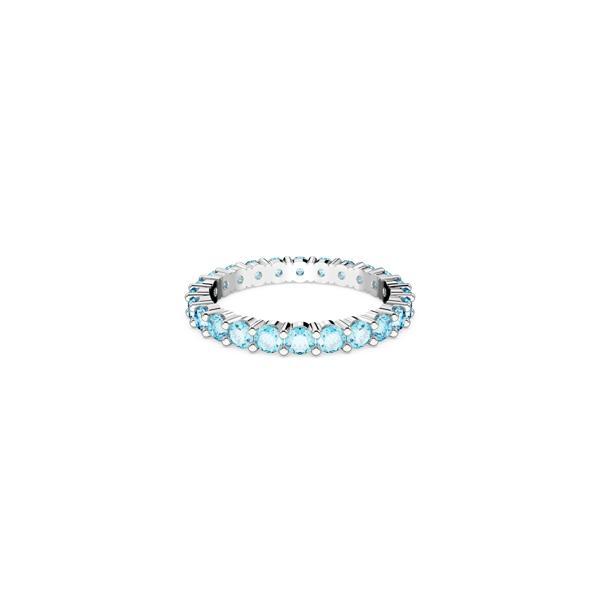 5658673 Swarovski Yüzük Matrix:Ring Aqua Blu/Rhs 60 - Image 1