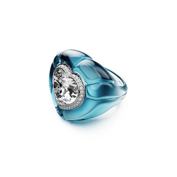5709966 Swarovski Yüzük Dulcıs:Rıng Blu/Cry/Rhs 60 - Image 1