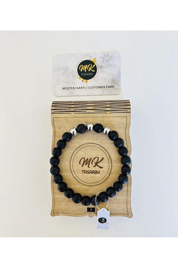 GERÇEK LAV TAŞI BİLEKLİK | ÖZEL KUTUSUNDA | MÜŞTERİ KARTLI MK.013.003 - Image 1