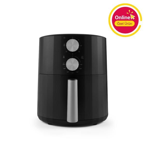 Simfer SK-6705 5.5Litre Airfry Silent Pro Mekanik Siyah - Image 1