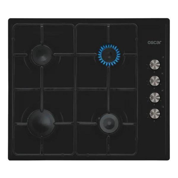Simfer Oscar 3215 4 Gözlü 60 cm Siyah Emaye Ankastre Ocak - Image 1