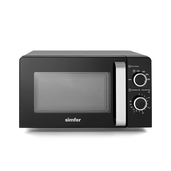 Simfer SK 4603 W Siyah 20 Litre Mekanik Mikrodalga Fırın - Image 1