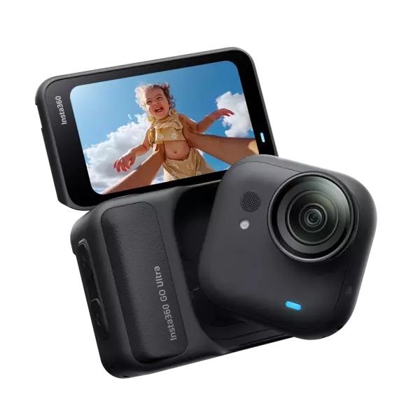 Insta360 GO Ultra Aksiyon kamerası (Gece ​​Yarısı Siyahı) - Image 1