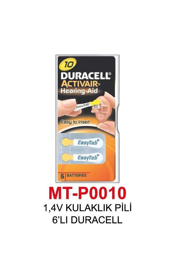 1,4V KULAKLIK PİLİ 6’LI DURACELL - Image 1