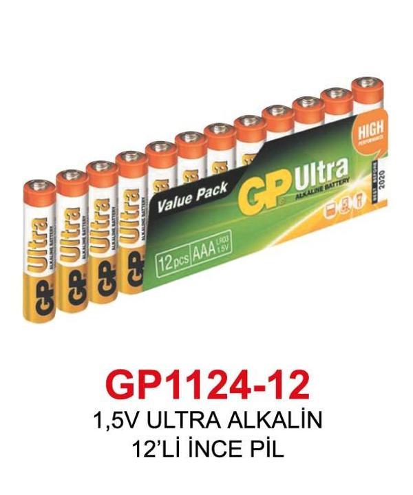 1,5V ULTRA ALKALİN 12’Lİ İNCE PİL - Image 1