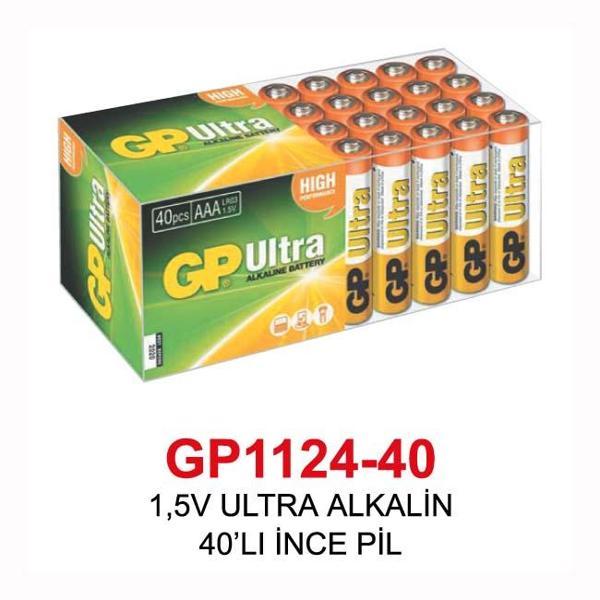 1,5V ULTRA ALKALİN 40’LI İNCE PİL - Image 1