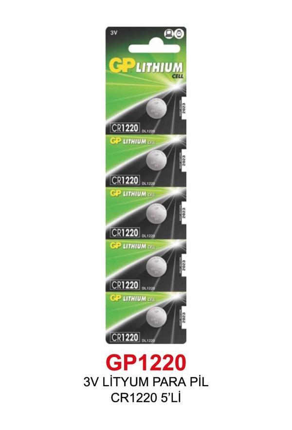 3V LİTYUM PARA PİL CR1220 5’Lİ - Image 1