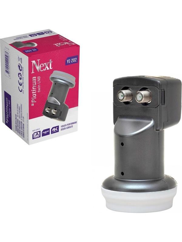 Next Ye-202 Platinum Twin İki Çıkışlı Lnb 0.1 dB 4k Uhd - Image 1