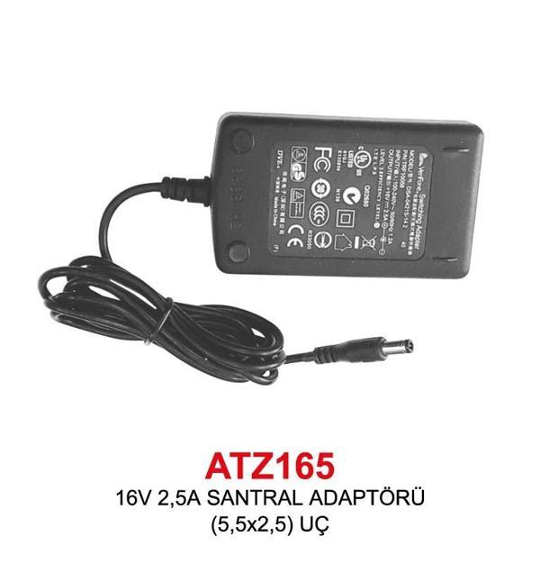 16V 2,5A SANTRAL ADAPTÖRÜ (5,5x2,5) UÇ - Image 1