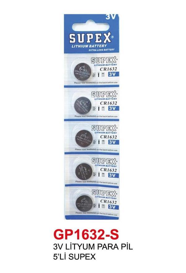 3V LİTYUM PARA PİL 5’Lİ SUPEX - Image 1
