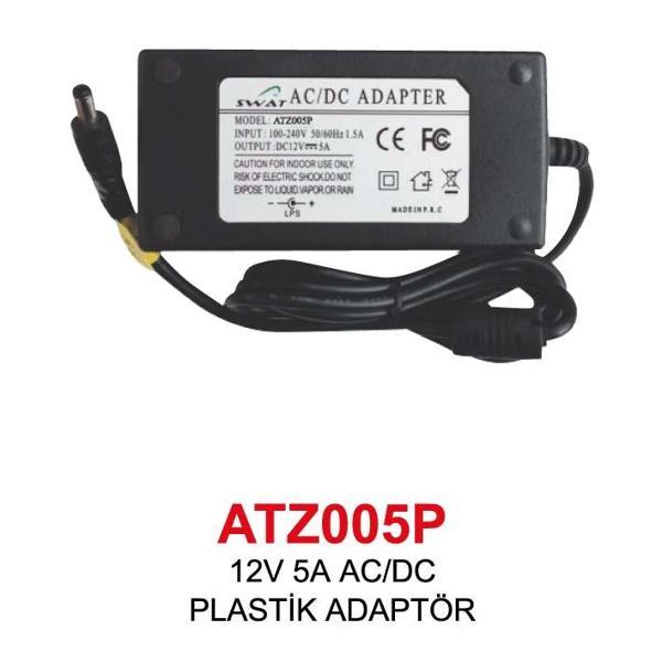 12V 5A AC/DC PLASTİK ADAPTÖR - Image 1