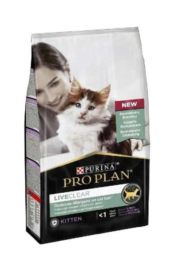 Pro Plan Liveclear Kitten Allerjen Azaltan Yavru Kedi Maması 1,4 Kg - Image 1
