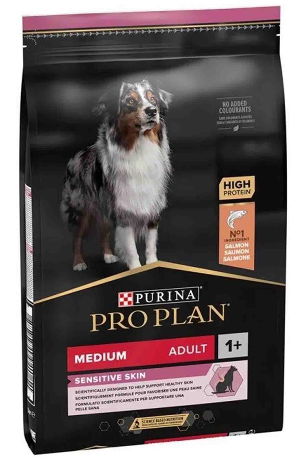 Pro Plan Medium Adult Somonlu Hassas Yetişkin Köpek Maması 14 KG - Image 1
