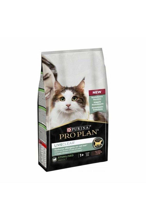 Pro Plan Liveclear Kısırlaştırılmış Kediler Için Somonlu Kedi Maması 1,4 Kg - Image 1