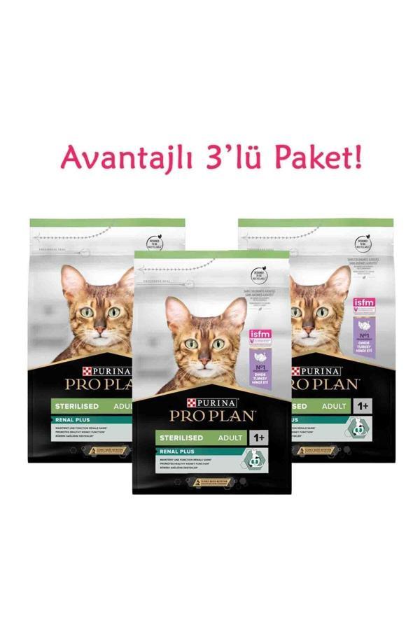 Pro Plan Sterilised Kısırlaştırılmış Kediler Için Hindili Kedi Maması 1,5 Kg ( 3 Adet ) - Image 1