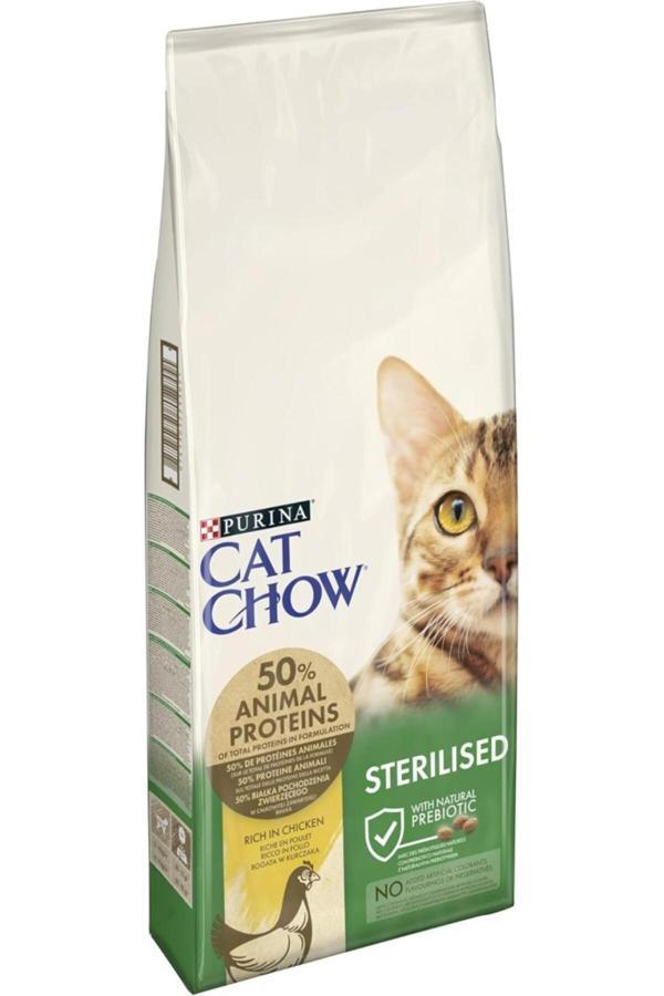 Cat Chow Kısırlaştırılmış Tavuklu Yetişkin Kedi Maması 15 Kgcndst15ccs - Image 1