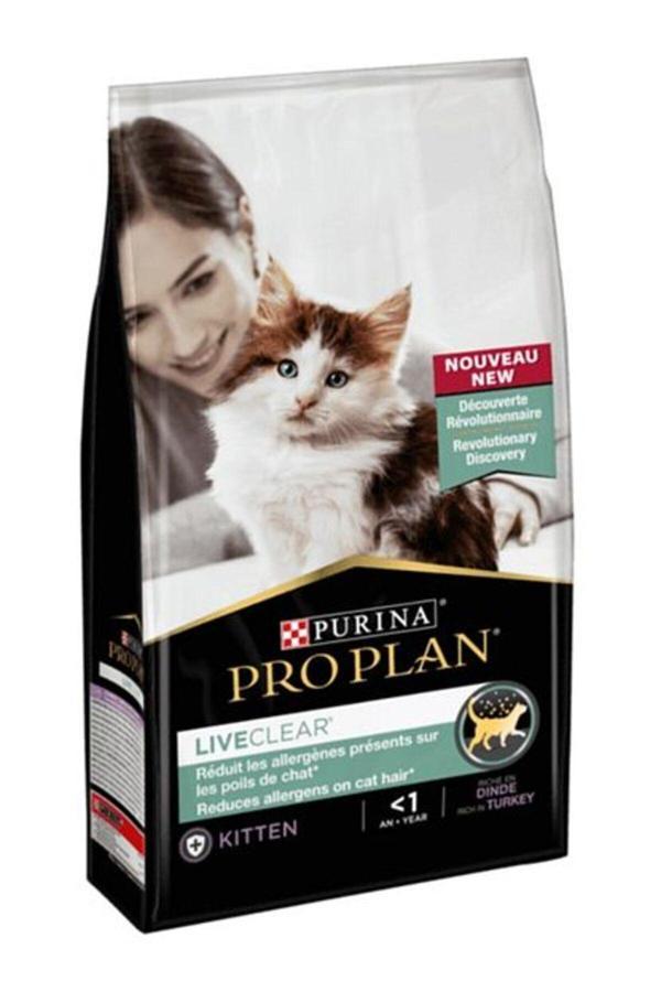 Pro Plan Liveclear Kitten Allerjen Azaltan Yavru Kedi Maması 1,4 Kg - Image 1
