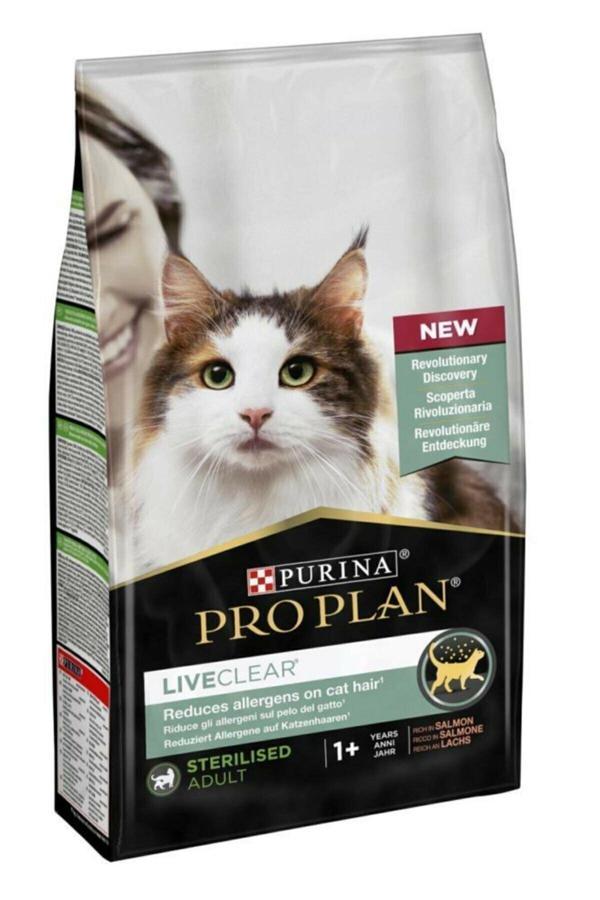 Pro Plan ® Lıveclear® Sterilised Adult 1.4 Kg Yetişkin Kediler Için, Zengin Somon Etli Yeni Ürün - Image 1