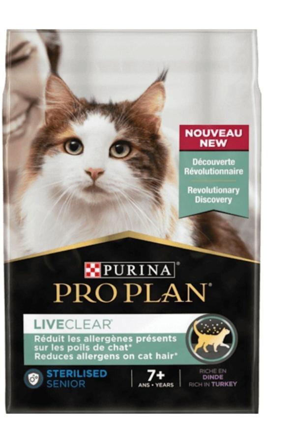 Pro Plan ® Lıveclear® Sterilised Senior 7 1.4 Kg Yaş Üstü Yetişkin Kediler Için, Zengin Hindi Etli - Image 1