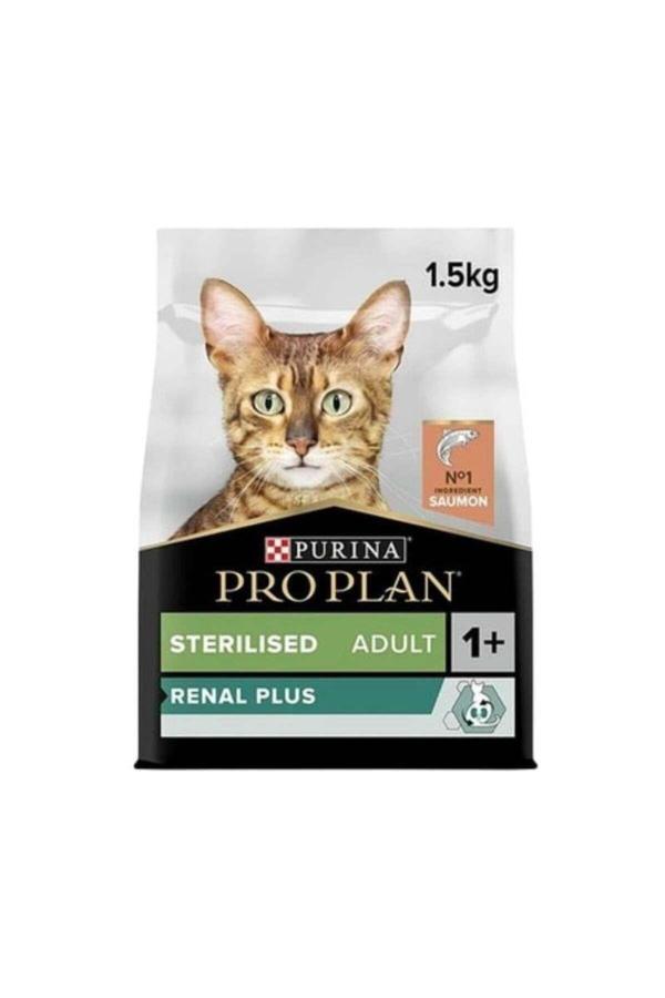 Pro Plan Renal Plus Sterilised Somonlu Salmon Sterilised Kısırlaştırılmış Kedi Maması 1.5 Kg - Image 1
