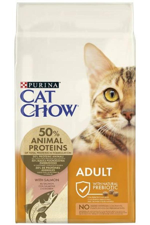 Cat Chow Adult Tuna Salmon - Ton Ve Somon Balıklı Yetişkin Kedi Maması 15 Kg - Image 1