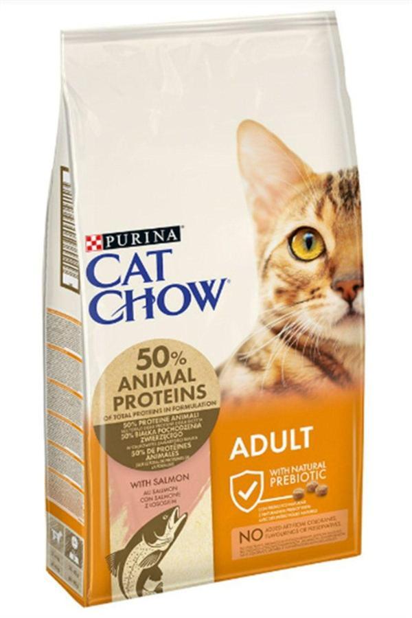 Cat Chow Somonlu Ve Ton Balıklı Yetişkin Kedi Maması 15 Kg - Image 1